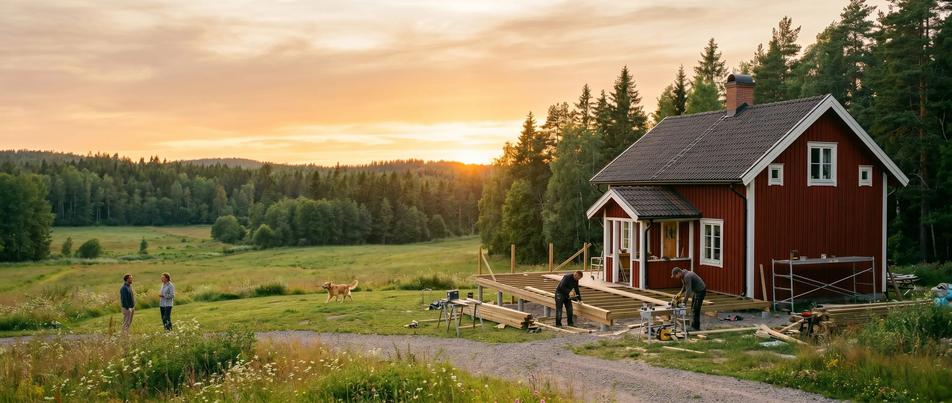 Byggprojekt under uppförande